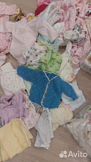 Вещи пакетом на малышку и эргорюкзак