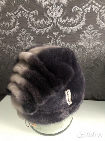 Шапка норковая женская
