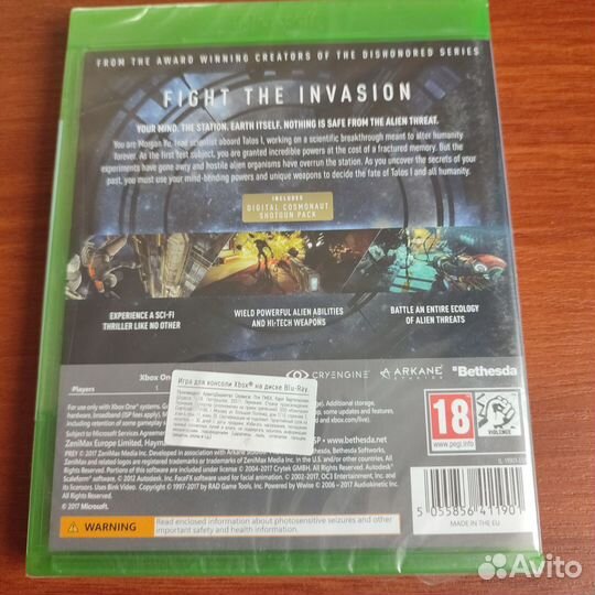 Prey на Xbox one (новый)