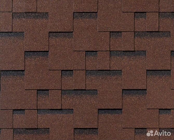 Черепица гибкая Roofshield Фем.Лайт Можерн Коричн