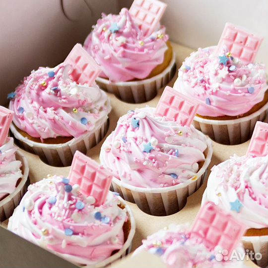 Коробки для маффинов картонные