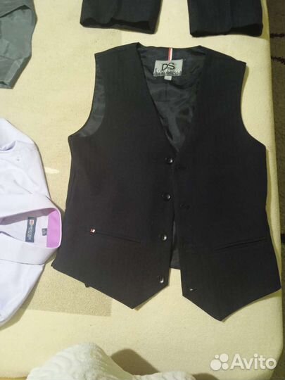 Жилет и брюки для школы р. 140