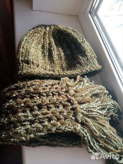 Комплект шапка и шарф