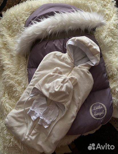 Конверт зимний на овчине