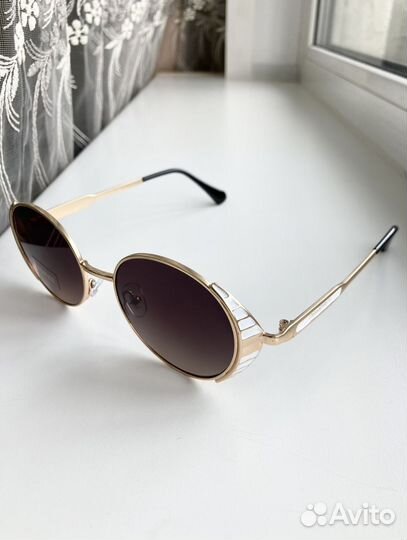 Очки Tiffany&Co металлические солнечные женские