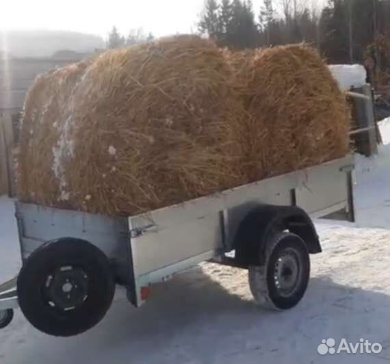 Солома с доставкой в мешках и рулонах
