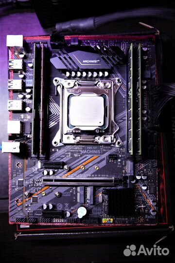 Комплект X99 Machinist + Xeon E5 2673/2666v3 +16gb