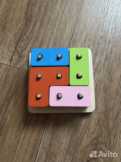 Деревянные развивающие игрушки