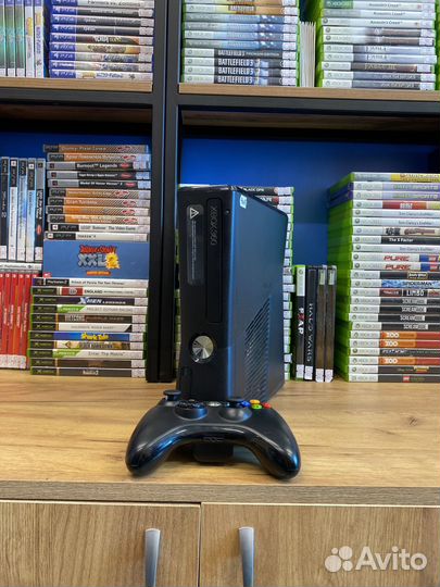 Xbox 360 Slim 250gb прошитый freeboot + 50 игр
