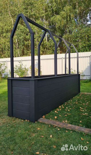 Грядка декоративная деревянная