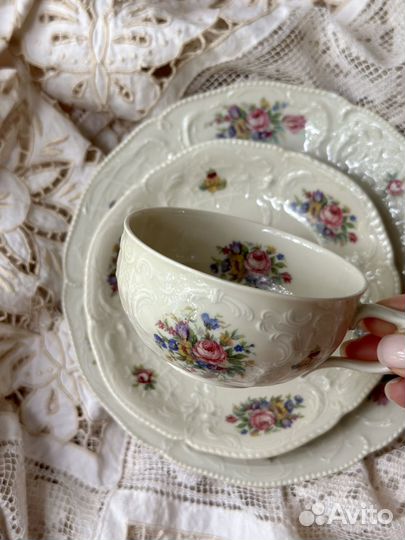 Чайно-кофейные пары и тарелки Sanssouci, Rosenthal