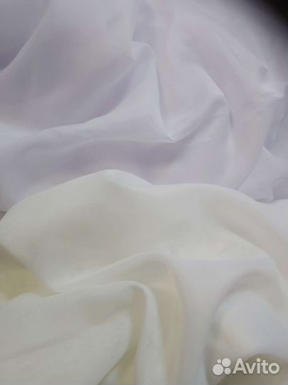 Шторы готовые вуаль белая, молочная. Пошив 1-2 дня