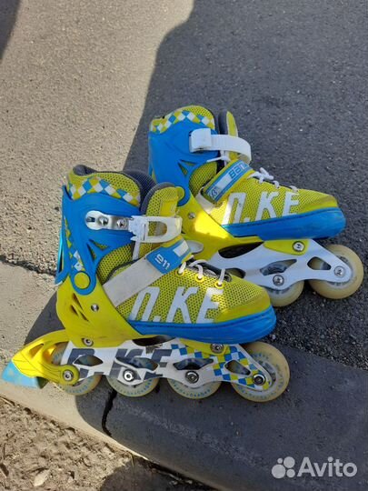 Роликовые коньки детские раздвижные