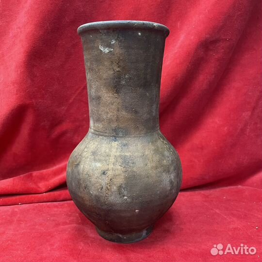 Горшок горшочек ваза глиняный старинный