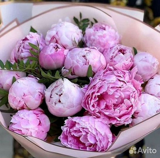 Пионы Букет пионов Доставка цветов
