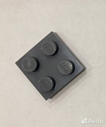 Lego деталь строительная серая