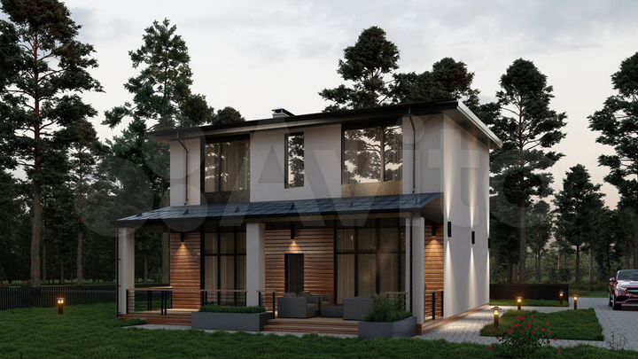 Дом 170 м² на участке 7 сот.