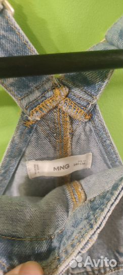 Джинсовый комбинезон для девочки