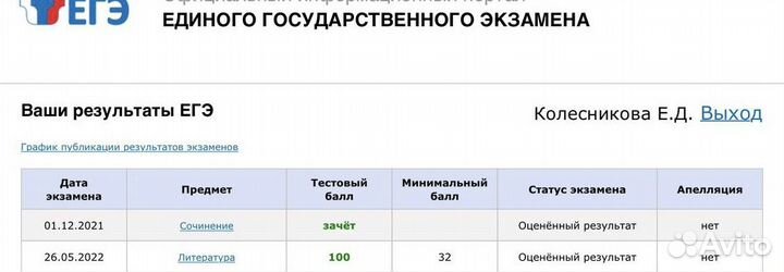 Репетитор по литературе егэ