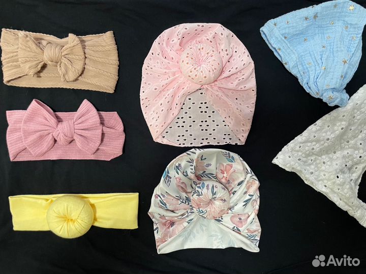 Повязка на голову для девочки тюрбан