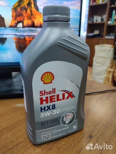 Моторное масло shell helix hx8 5w-30 ECT