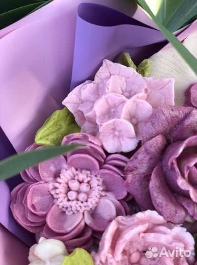 Зефирные цветы, зефирный букет из зефира