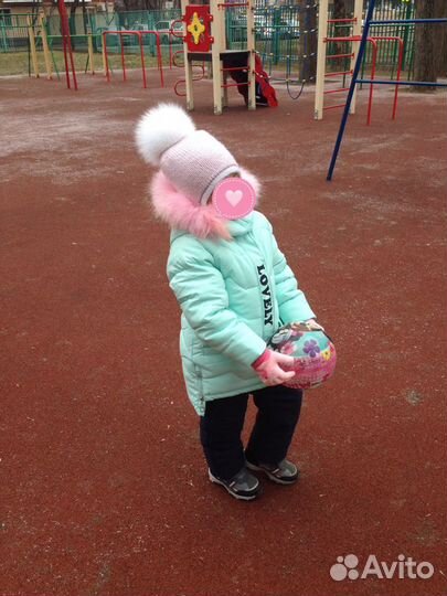 Шапка вязаная детская двойная на заказ