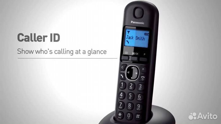 Телефон беспроводной (dect) Panasonic KX-TGB210RUB