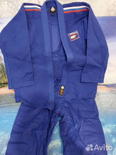 Кимоно для дзюдо мужское, размер 180