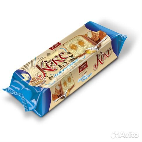 Кекс Русский Бисквит Вареная сгущенка 225г