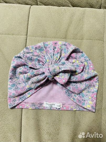 Шапка тюрбан для малышки