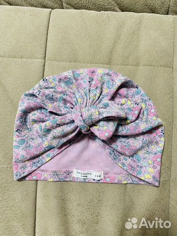 Шапка тюрбан для малышки