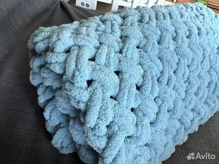 Плюшевый плед ручной работы Alize puffi