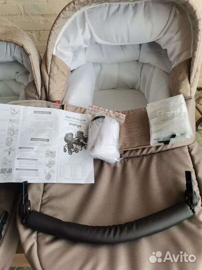 Коляска для двойни indigo