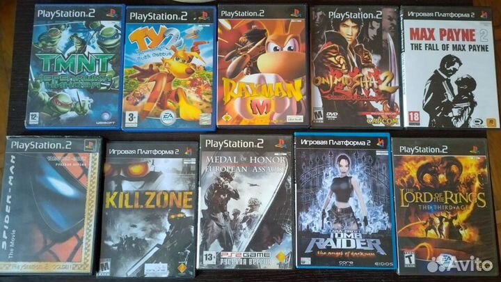 Игровые диски на ps2