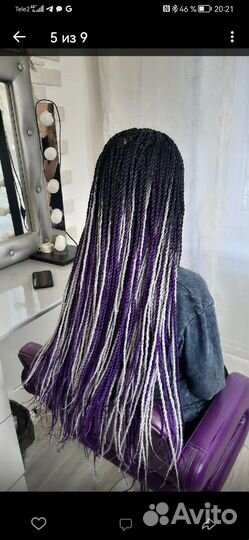 Косички из канекалона