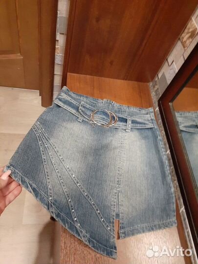 Юбка джинсовая