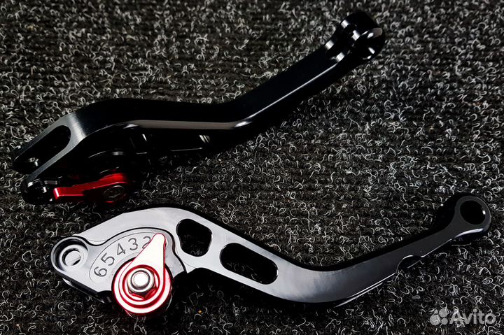 Рычаги короткие для всех мотоциклов (Черный)