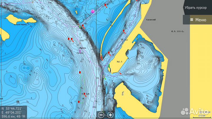 Карта глубин Navionics EU652L 52XG Gold