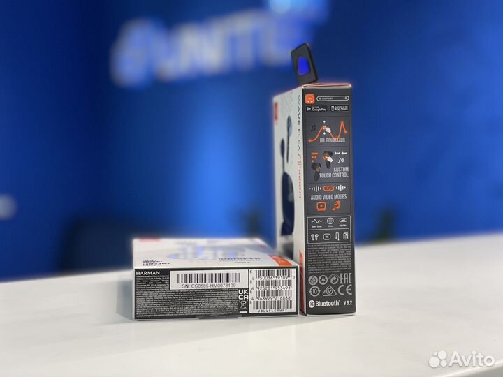 Беспроводные наушники JBL Wave Flex