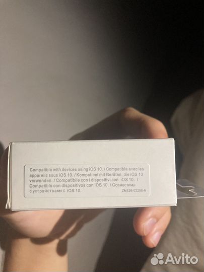 Наушники apple earpods lightning