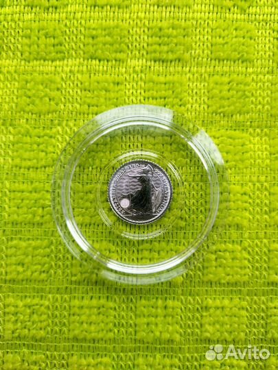 Платиновая монета 2023г Британия с Карлом 3,11г