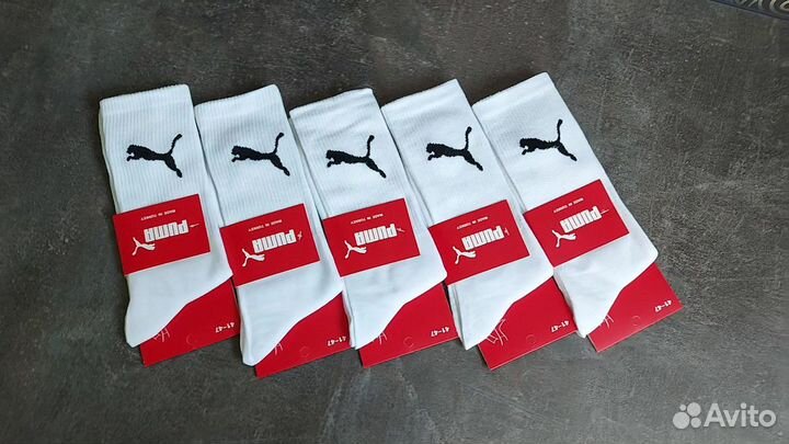 Носки Puma белые спорт