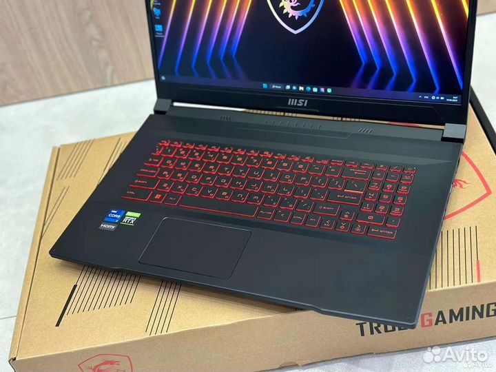 Огромный MSI core i7-12650H 16Gb RTX3050 SSD512