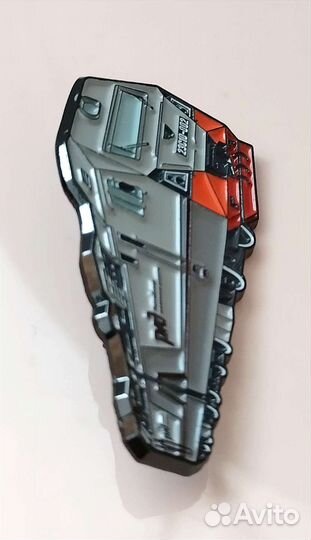 Значки транспорта. Электровоз 23с10. Гранит