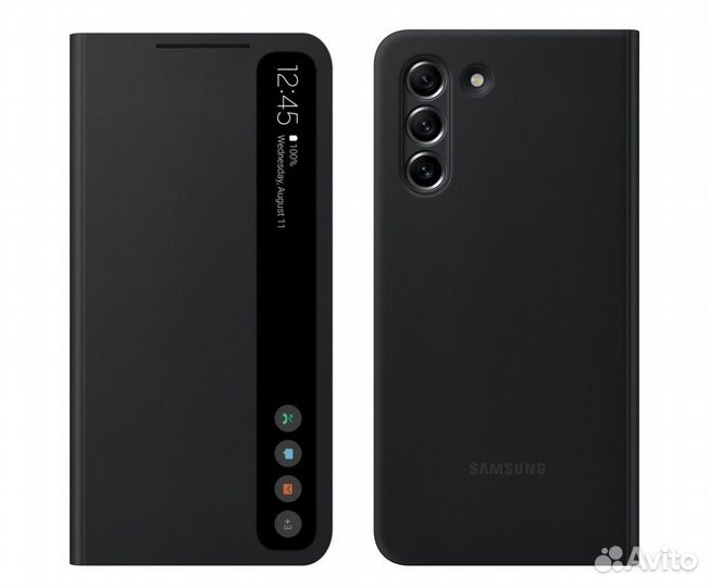 Оригинал Чехол Smart Clear View для Samsung S21 FE