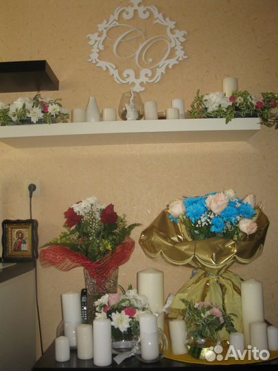 Свечи белые