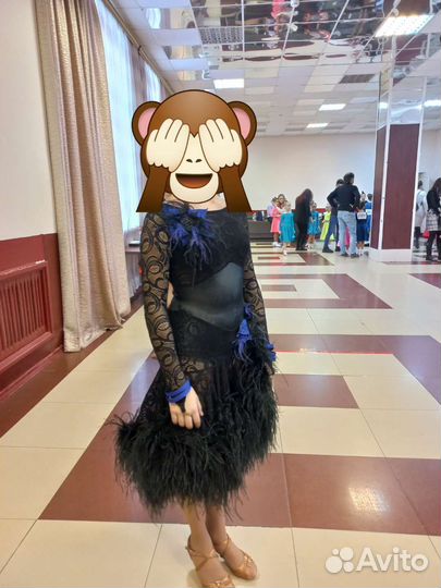 Платье для бальных танцев Латина ю1