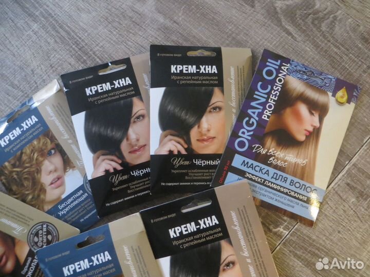 Краска для волос крем-хна