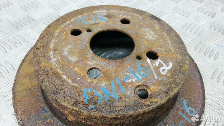 Диск тормозной задний Toyota Corolla